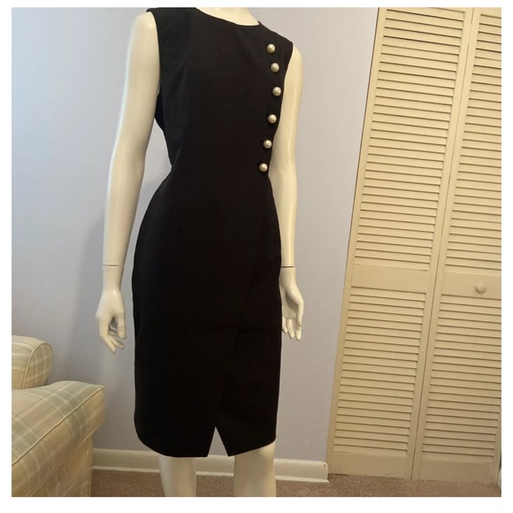 NWOT CALVIN KLEIN’S WOMEN’S SLEEVELESS ZIPUP DRESS - Picture 4 of 5